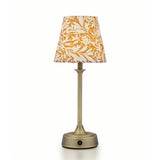 Joules Apsley Rechargeable LED Table Lamp With Yellow Floral Shade