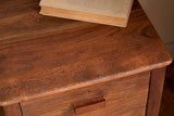 Nkuku Anbu Acacia Bedside Table Washed Walnut