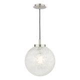 Dar Avari Pendant Satin Nickel & Frosted Glass –  from Amos Lighting + Home