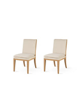 Garden Trading Farmoor Dining Chair Ash Wood, Natural, Set of 2