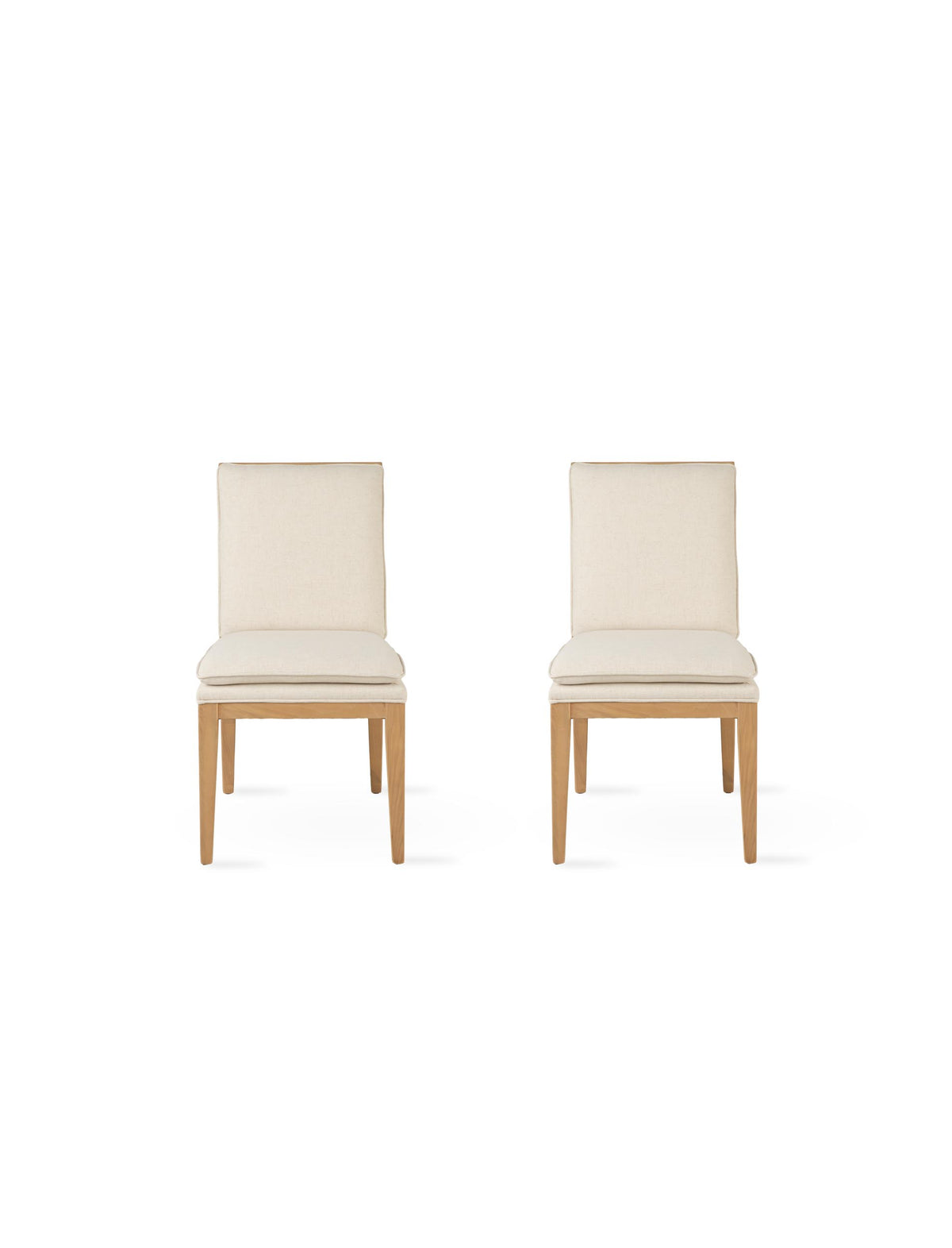 Garden Trading Farmoor Dining Chair Ash Wood, Natural, Set of 2