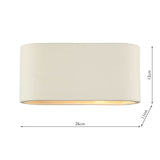 Dar Axton Ceramic Wall Light Large –  from Amos Lighting + Home