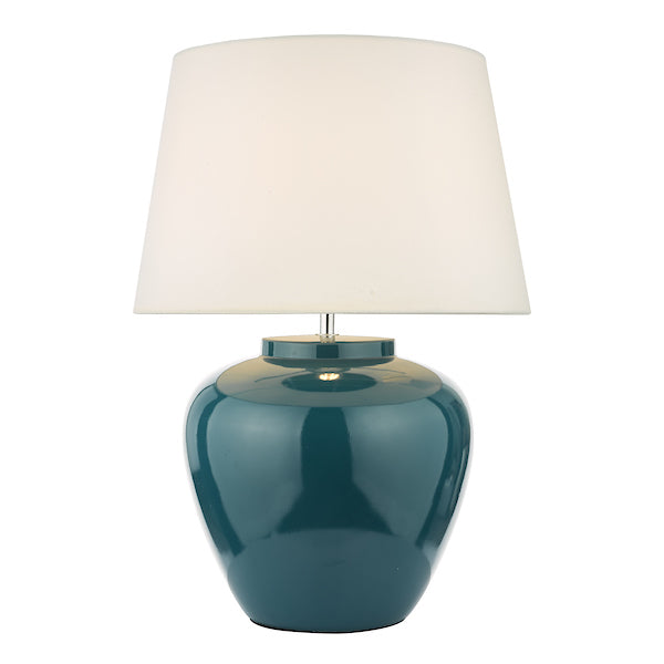 Dar Ayle Table Lamp Blue with Shade –  from Amos Lighting + Home