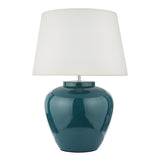 Dar Ayle Table Lamp Blue with Shade –  from Amos Lighting + Home