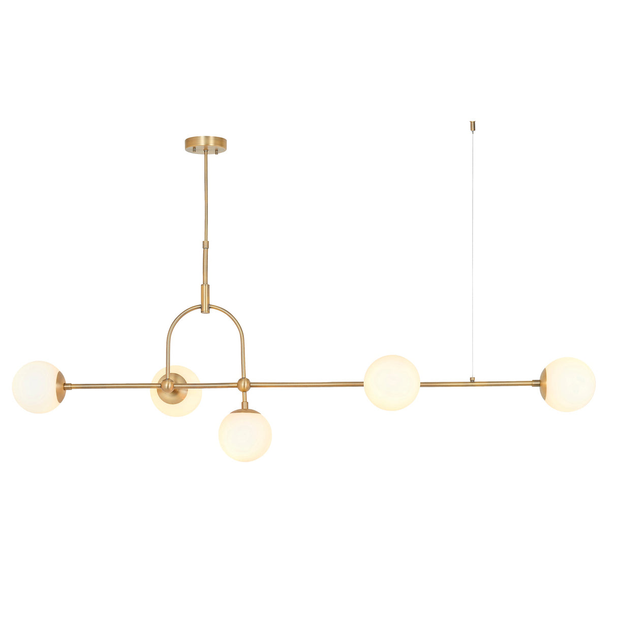 Amos Penthouse Bar Pendant Antique Brass from Amos Lighting + Home