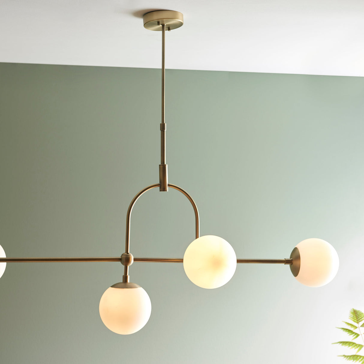 Amos Penthouse Bar Pendant Antique Brass from Amos Lighting + Home