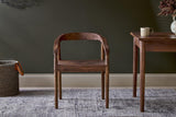 Nkuku Anbu Acacia Dining Chair Washed Walnut