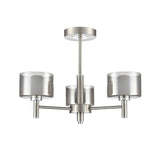Franklite Argento 3lt Fitting in Satin Nickel