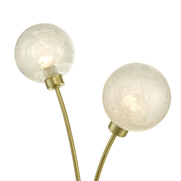 Dar Avari Table Lamp Satin Brass Glass –  from Amos Lighting + Home