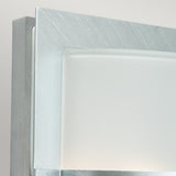 Norlys Basel 1 Light Wall Lantern - Galvanised With Frosted Glass