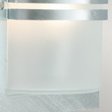 Norlys Basel 1 Light Wall Lantern - Galvanised With Frosted Glass