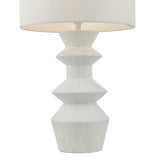 Dar Bidelia Table Lamp Matt White With Shade –  from Amos Lighting + Home