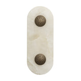 David Hunt Boca Wall Light Alabaster Glass and Brass LED