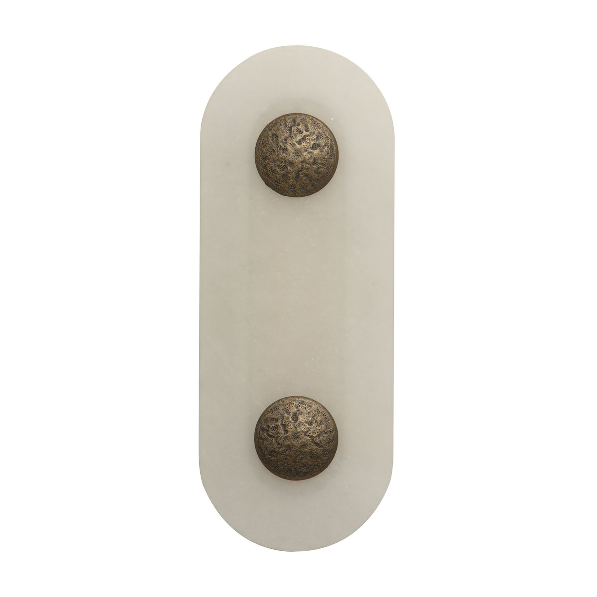 David Hunt Boca Wall Light Alabaster Glass and Brass LED