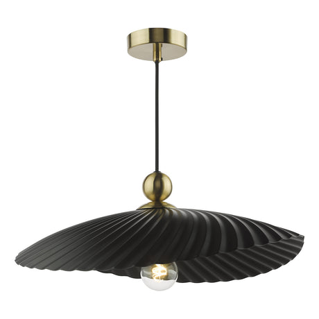 Dar Bouvier Easy Fit Pendant Matt Black