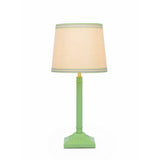 Joules Buscot Table Lamp Matt Green and With Linen Shade