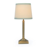 Joules Buscot Table Lamp Matt Antique Brass With Linen Shade