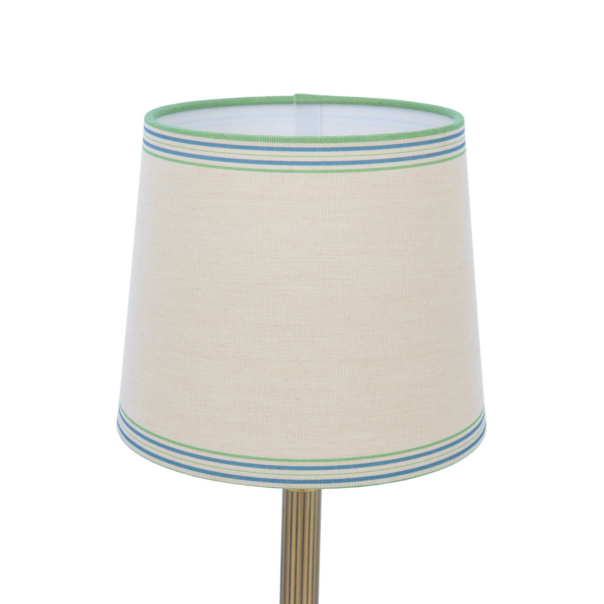 Joules Buscot Table Lamp Matt Antique Brass With Linen Shade