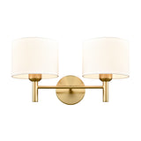 Franklite Barolo Double Wall light in Aged Brass