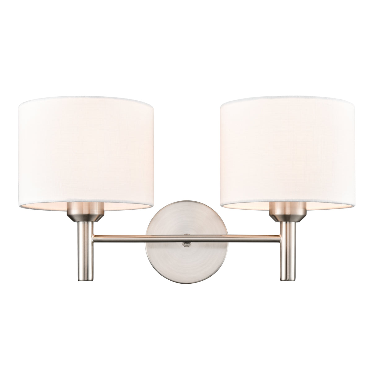 Franklite Barolo Double Wall light in Satin Nickel