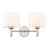 Franklite Barolo Double Wall light in Satin Nickel