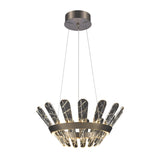 Franklite Beatrice 55cm Bronze LED Pendant Chandelier