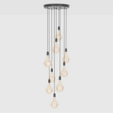 Tala Nine Pendant Graphite with Voronoi II Black Canopy