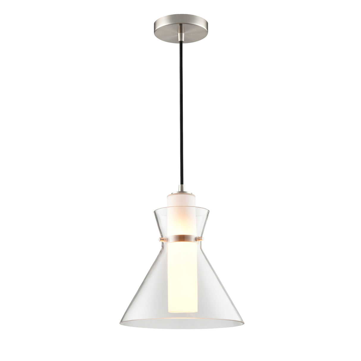 Franklite Bliss Pendant satin nickel
