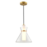 Franklite Bliss Pendant aged brass