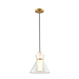 Franklite Bliss Pendant aged brass