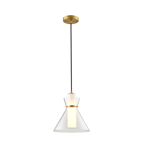 Franklite Bliss Pendant aged brass