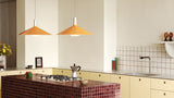 Tala Bower Pendant Light Large Yellow with Oval II bulb