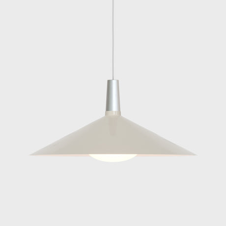 Tala Bower Pendant Light Large White with Oval II bulb