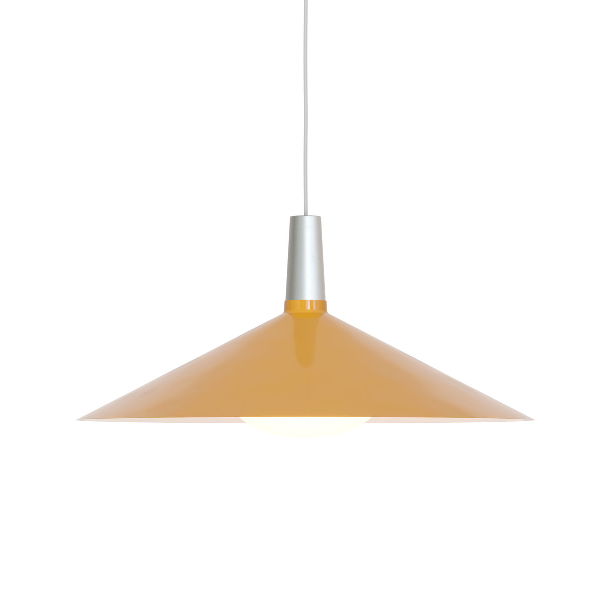 Tala Bower Pendant Light Large Yellow with Oval II bulb