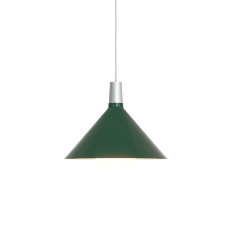 Tala Bower Pendant Light Medium Green with Sphere IV Bulb