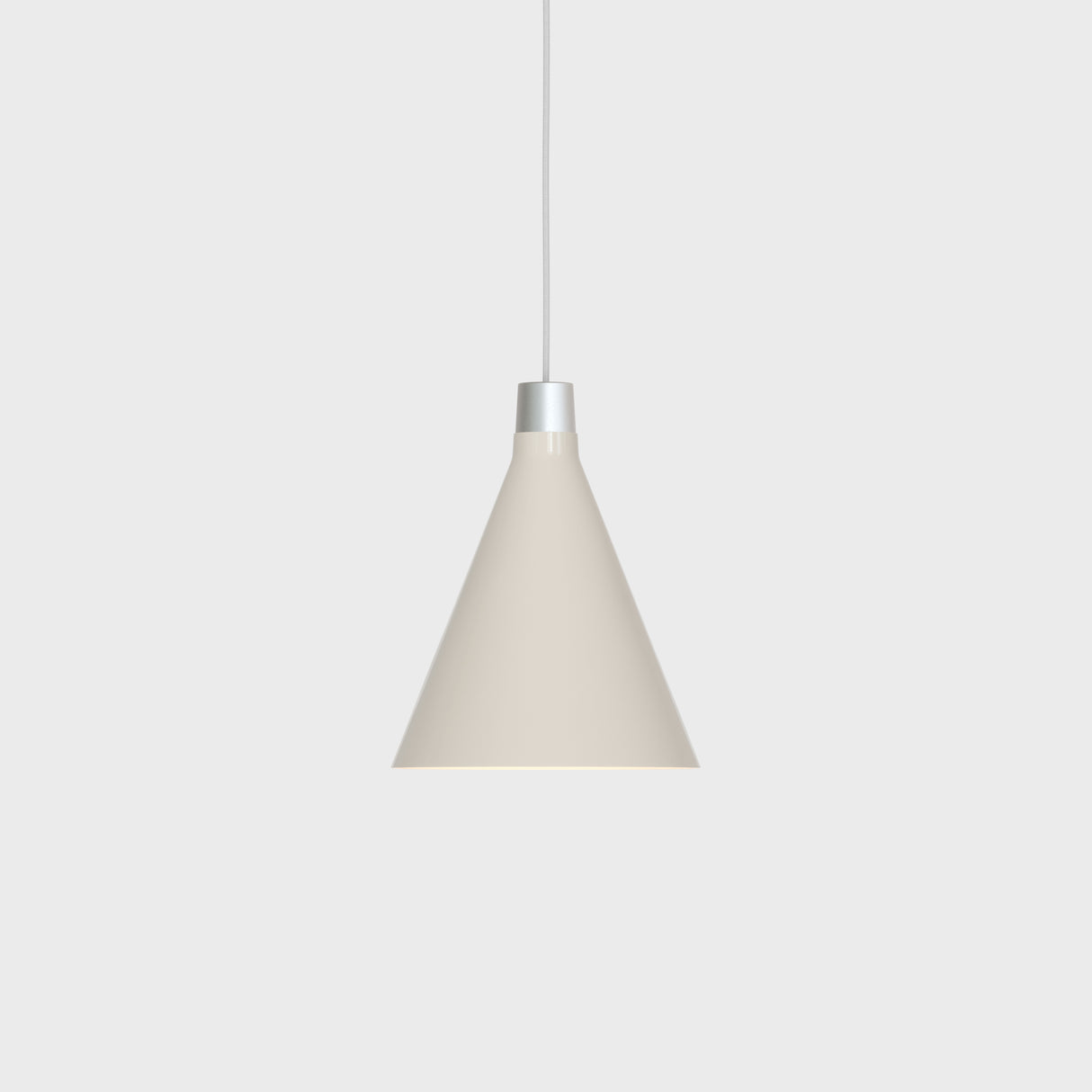 Tala Bower Pendant Light Small White with Sphere III Bulb