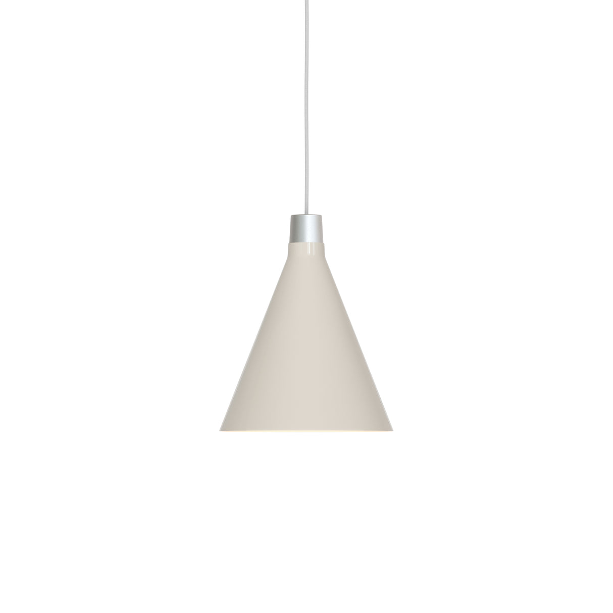 Tala Bower Pendant Light Small White with Sphere III Bulb