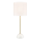 Franklite Brooke Satin Brass Table Lamp