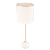 Franklite Brooke Satin Brass Table Lamp