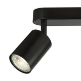 Dar Cawley 4 Light Plate Spotlight Matt Black