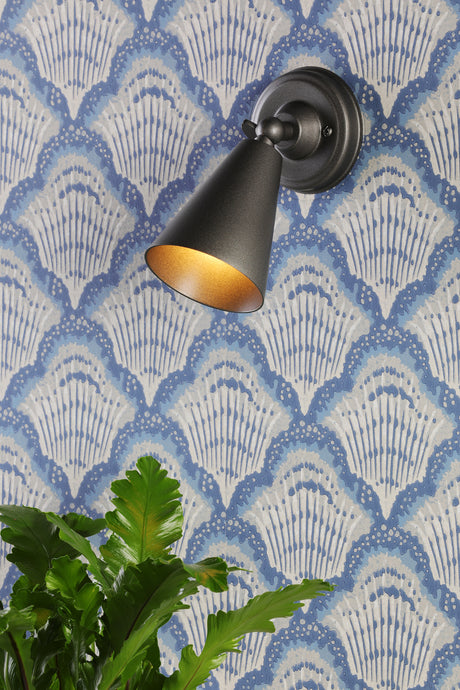 David Hunt Charing Wall Light Aged Silver