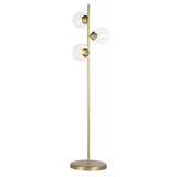 David Hunt Cosmos 3 Light Floor Lamp Brushed Brass