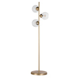 David Hunt Cosmos 3 Light Floor Lamp Brushed Brass
