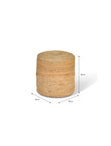 Garden Trading Cerney Round Stool Jute, Natural