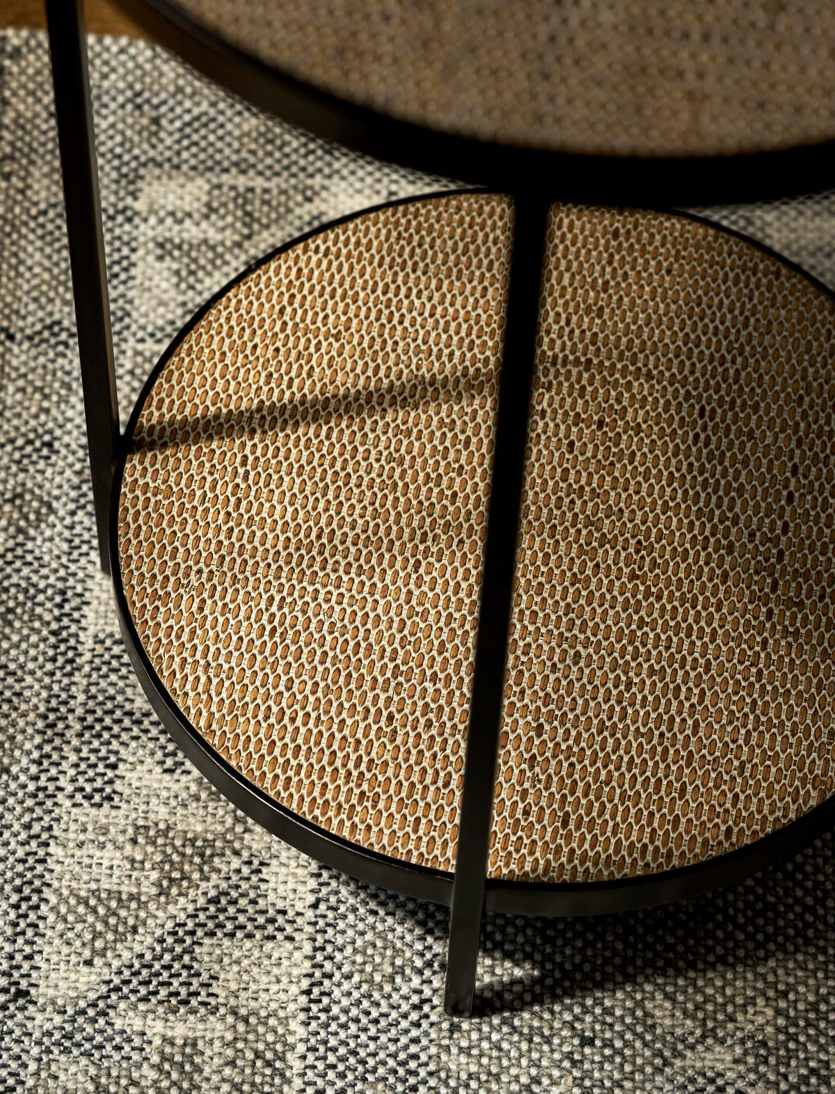Garden Trading Chesterton Round Side Table Iron Black