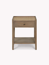 Garden Trading Chesterton Side Table With Drawer Bayur Wood, Natural