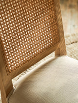 Garden Trading Cresswell Dining Chair Oak Wood, Natural, Set of 2