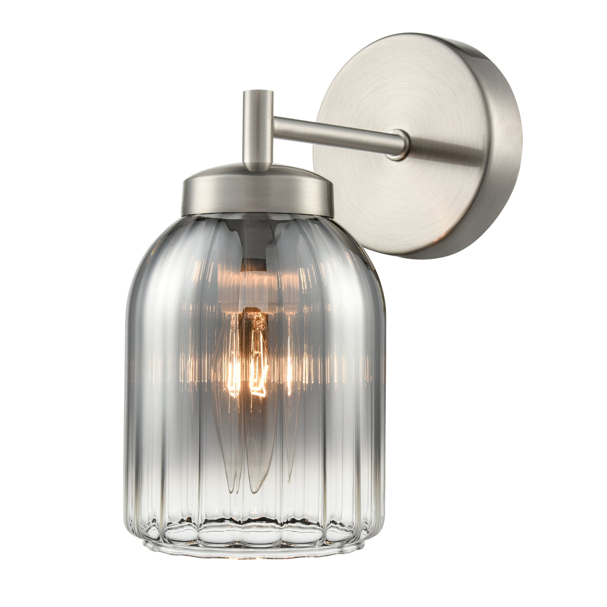 Franklite Caligo Wall Light in Satin Nickel