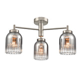 Franklite Caligo 3lt Fitting in Satin Nickel