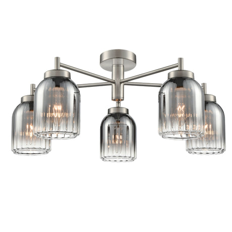 Franklite Caligo 5lt Fitting in Satin Nickel